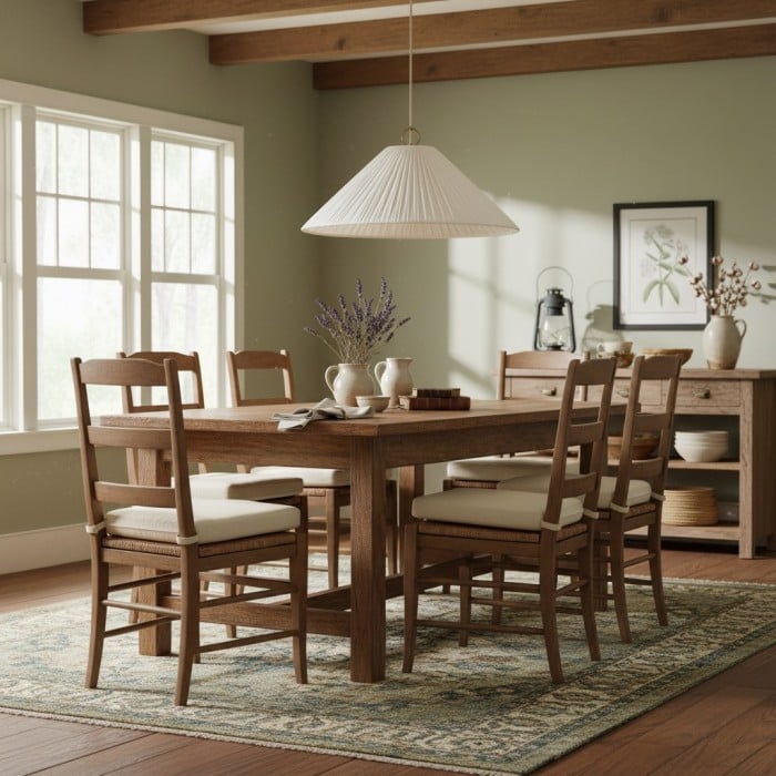 Lindi – übergroßer Anhänger mit Wellenschliff aus gealtertem Messing und Leinen HL1803