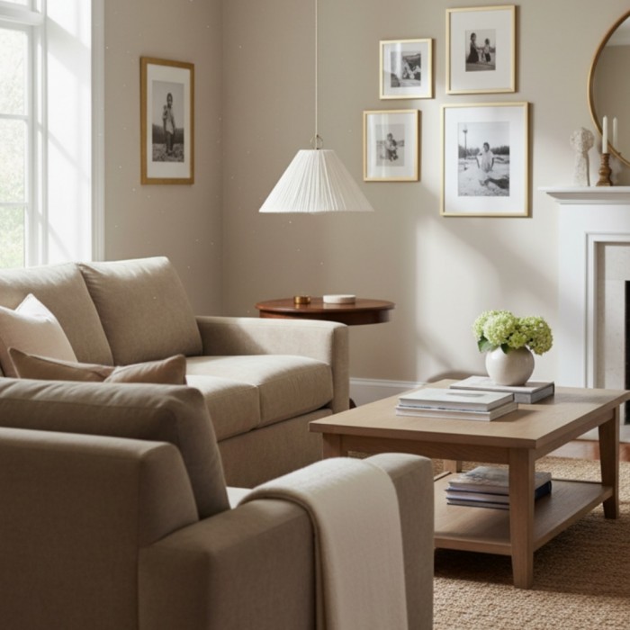 Lindi - Kleine Pendelleuchte aus gealtertem Messing und Leinen mit Wellenschliff HL1800