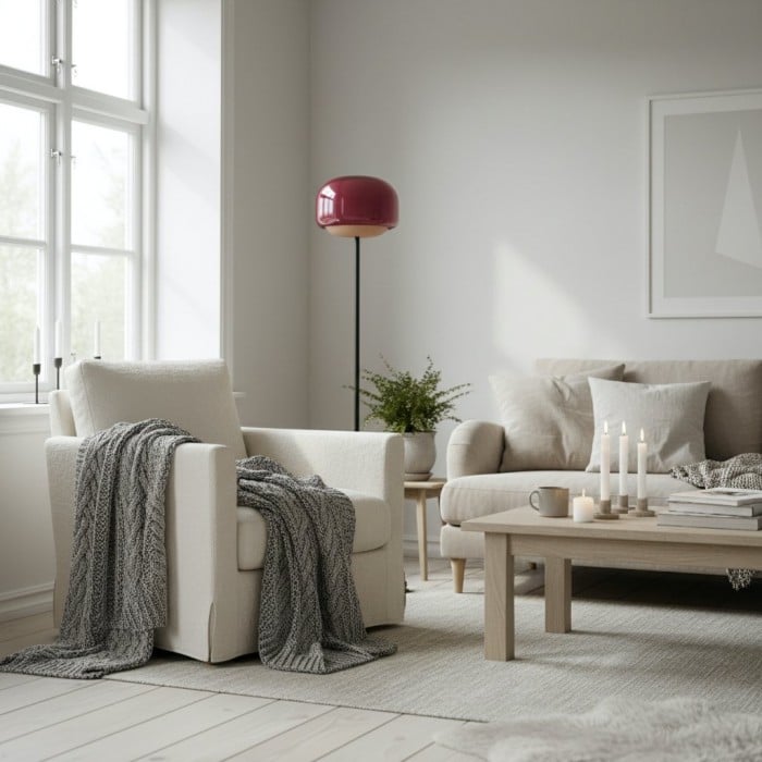 Clinco Moderne Pilz-Stehlampe – Farbiges Glasdesign HL1778