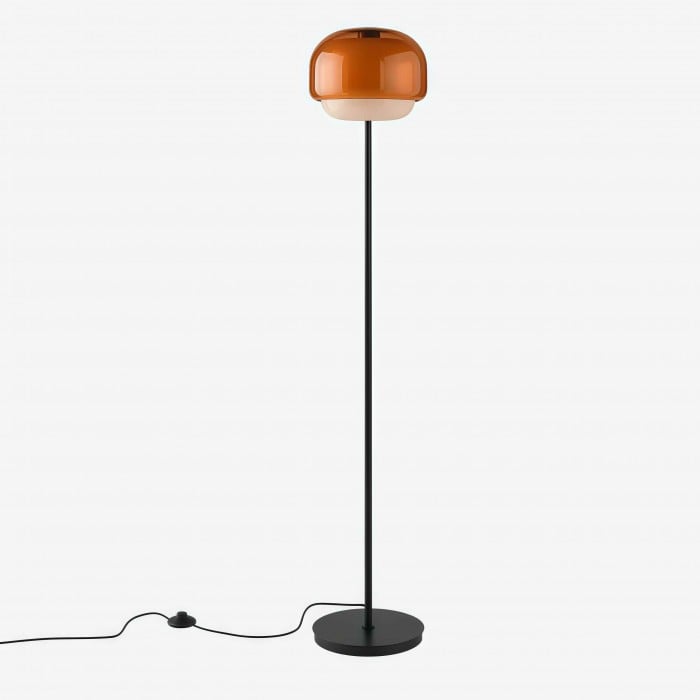 Lampa podłogowa Clinco Modern Mushroom – kolorowego szkła, HL1778 Lampa podłogowa Clinco Modern Mushroom – kolorowego szkła, HL1778