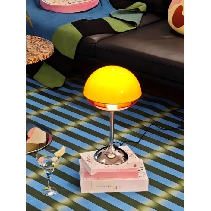 Lampe de table vintage Bauhaus en acrylique Sunset HL1033
