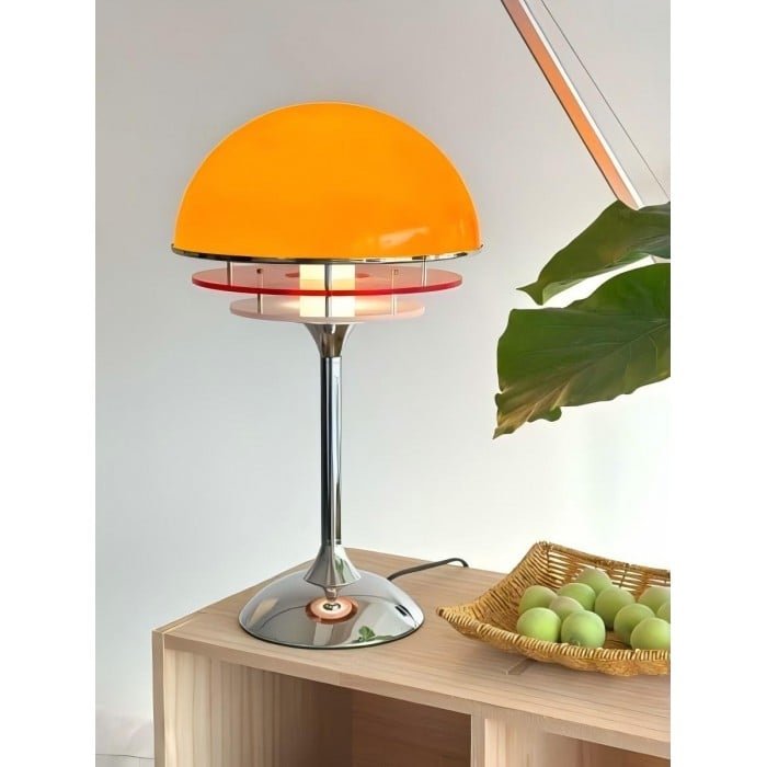 Lampe de table vintage Bauhaus en acrylique Sunset HL1033