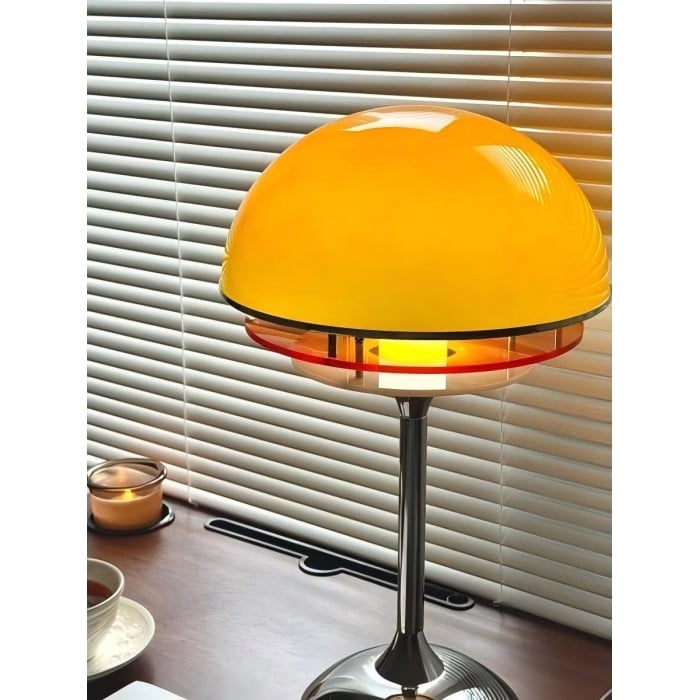 Lampe de table vintage Bauhaus en acrylique Sunset HL1033