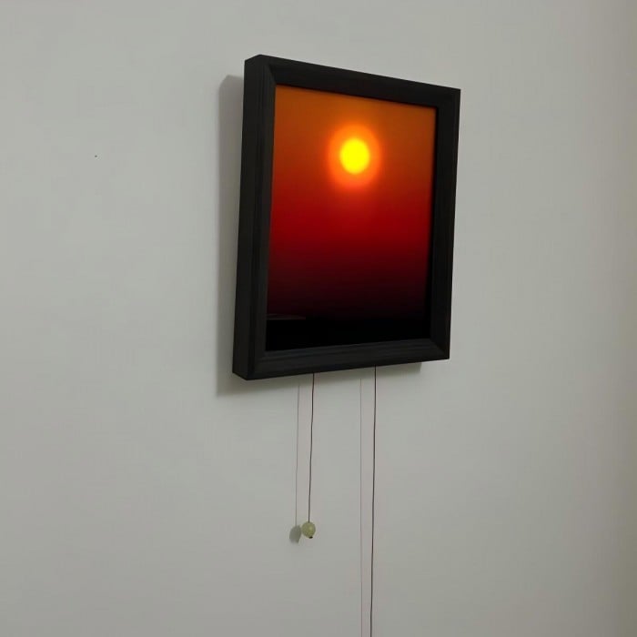 Wandleuchte „Sonnenuntergangs-Bilderrahmen“ – Moderne Dekolampe HL1832