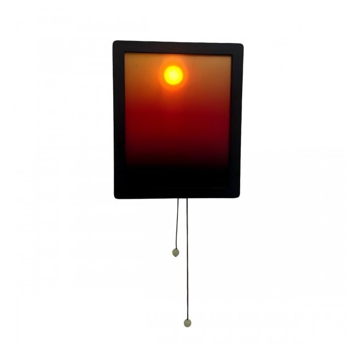 Wandleuchte „Sonnenuntergangs-Bilderrahmen“ – Moderne Dekolampe HL1832