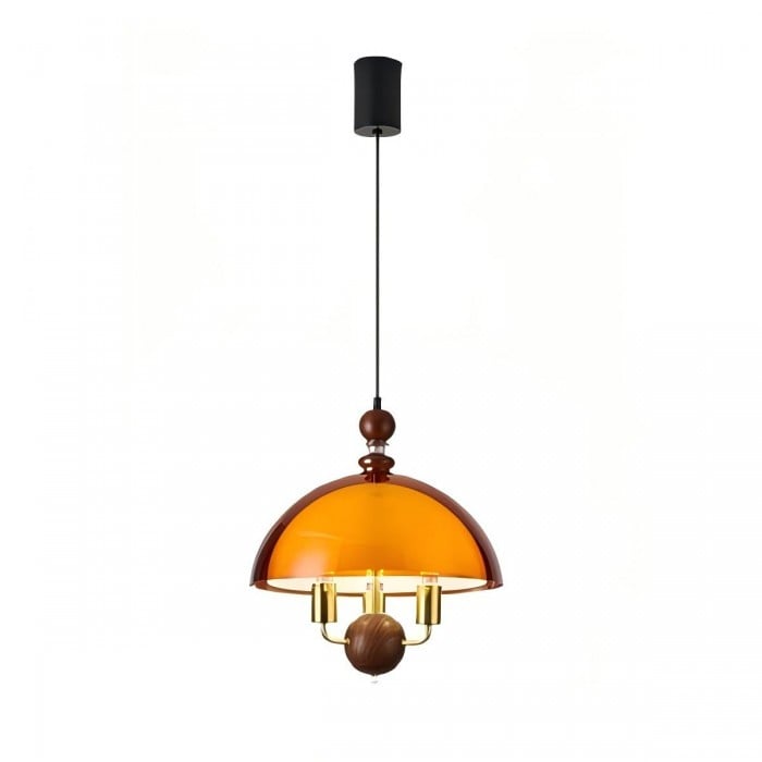 Mittelalterliche Sonnenuntergangs-Pendelleuchte – Acryl-Schwenkarmleuchte HL1833