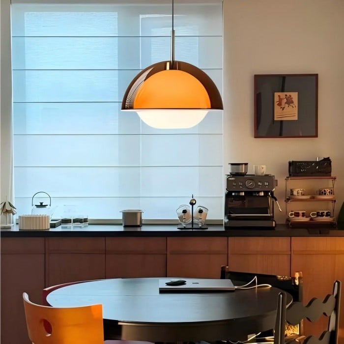 Acryl-Pendelleuchte im Sonnenuntergangsstil – Gemütliches Wohnambiente HL1834