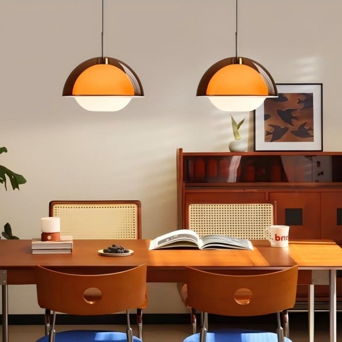 Acryl-Pendelleuchte im Sonnenuntergangsstil – Gemütliches Wohnambiente HL1834