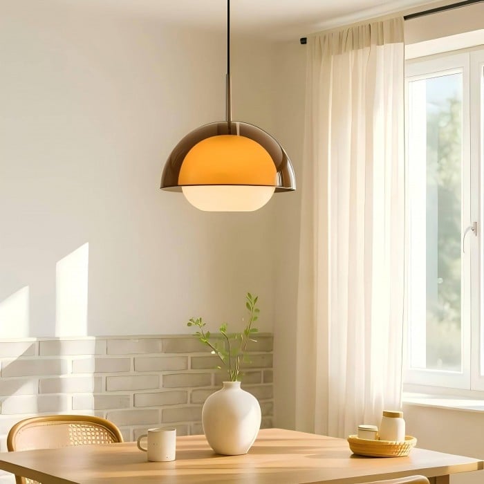 Acryl-Pendelleuchte im Sonnenuntergangsstil – Gemütliches Wohnambiente HL1834