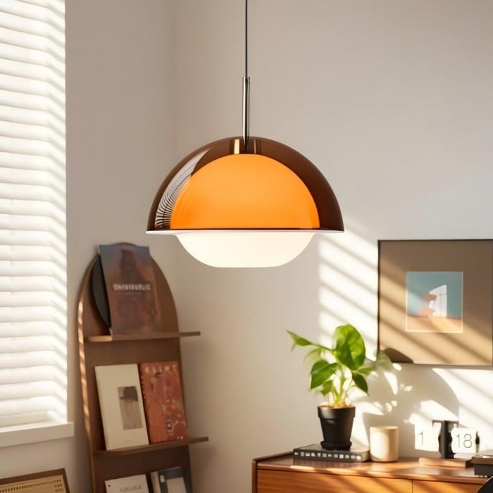 Acryl-Pendelleuchte im Sonnenuntergangsstil – Gemütliches Wohnambiente HL1834