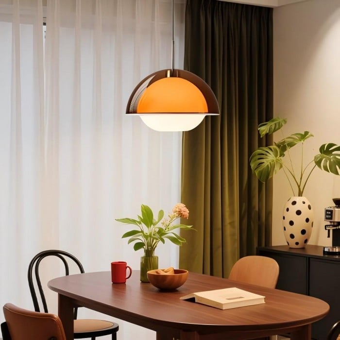 Acryl-Pendelleuchte im Sonnenuntergangsstil – Gemütliches Wohnambiente HL1834