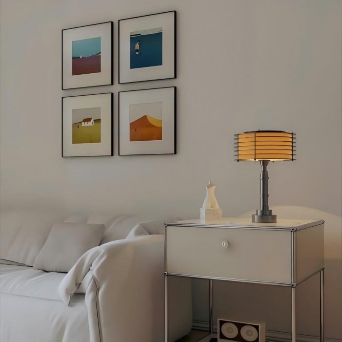 Moderne Edelstahl-Mehrschichtleuchten – Tisch- und Stehleuchten HL1835