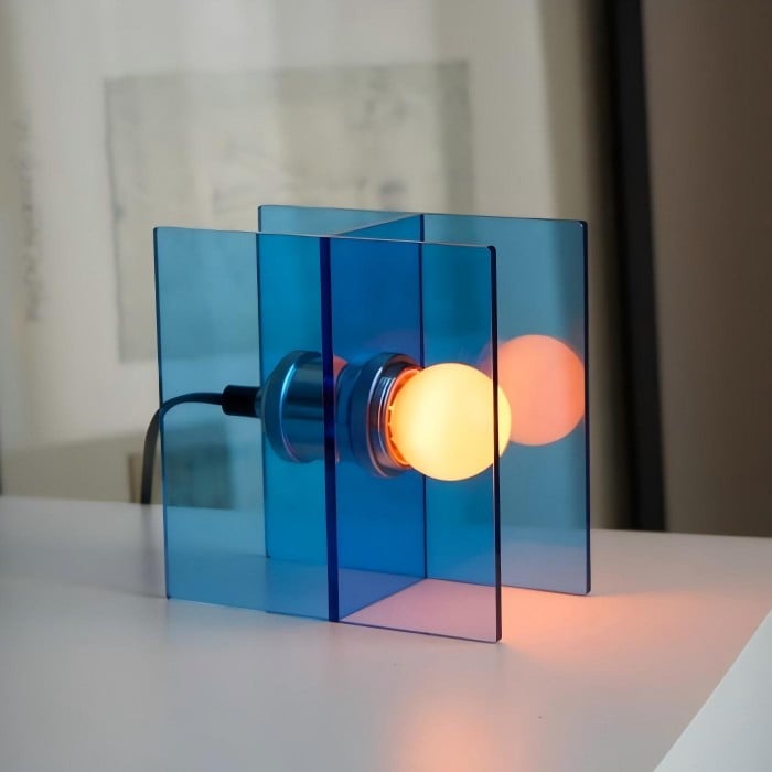 Ocean Horizon Cube Tischleuchte - Acryl-Nachtlampe HL1836