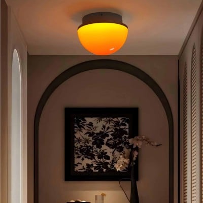 Modern solnedgångstaklampa i varm akryl - Infälld - HL1838