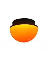 Sunset Globe Plafondlamp - Vintage Walnoot Design Accent HL1841