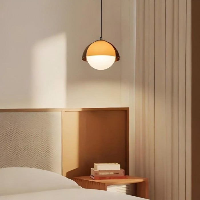 Vintage Sunset Bolvormige Hanglamp - Nachtkastje Sfeerlamp HL1842