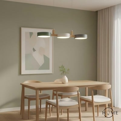 Nordic Modern Simple Macaron 3 Head Pendant Lamp HL683