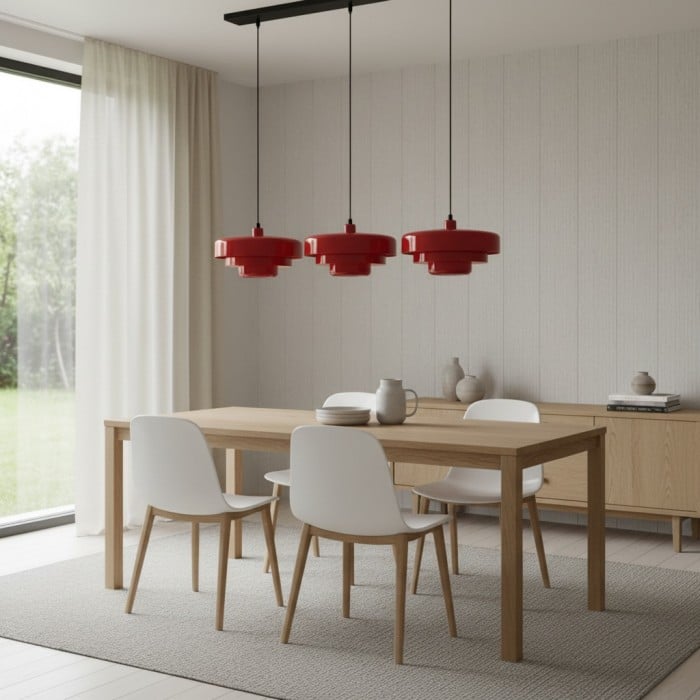 Dreischichtige Scheiben Macaron Pendelleuchte HL179