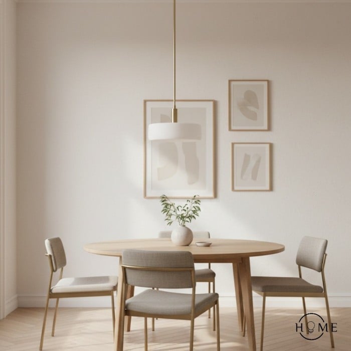 Lámpara colgante minimalista de porcelana de estilo moderno HL1032