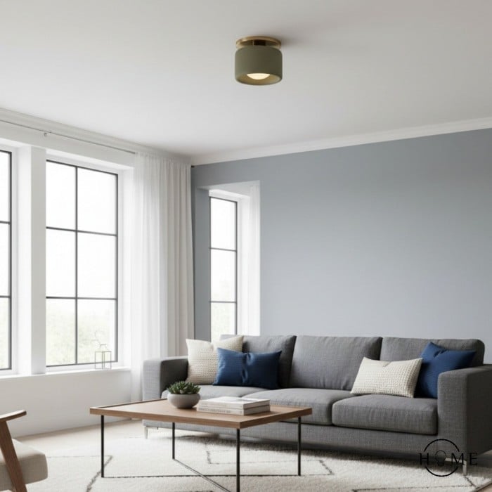 Cerova Nowoczesna porcelanowa lampa sufitowa do montażu wpuszczanego – elegancki klosz w kolorze kości słoniowej HL1621