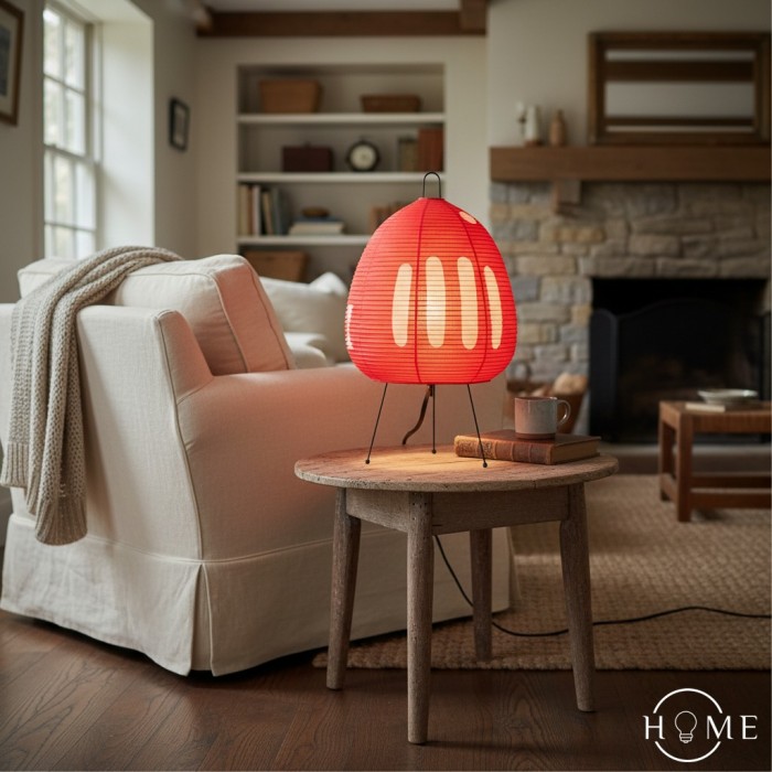 Japanese Style Akari Light Sculptures Paper Lamp