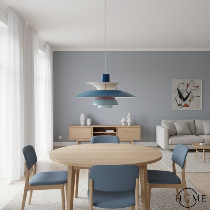 Danish Multilayer Metal Pendant Lamp HL38