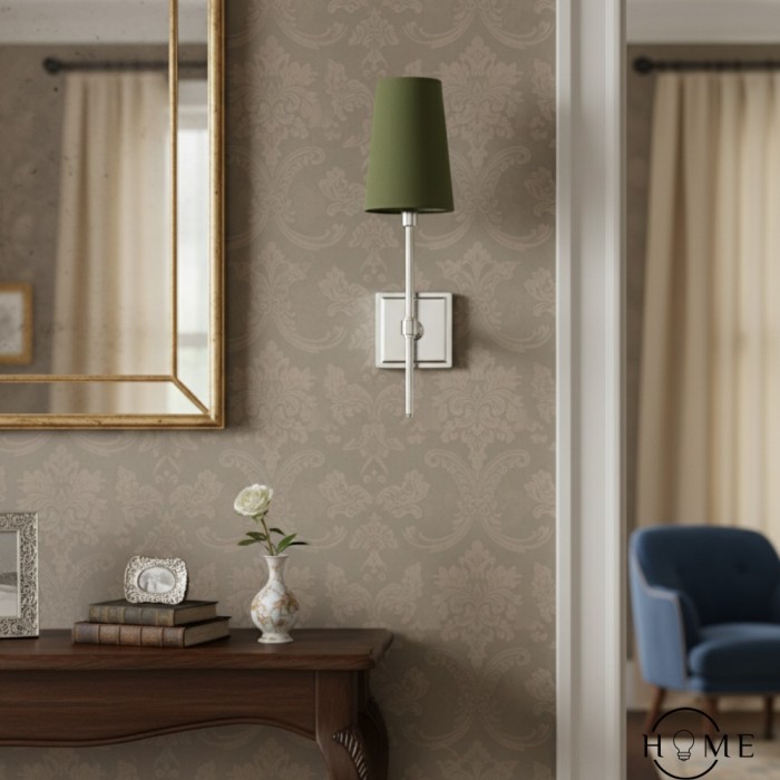 Lampada da parete Derlina con paralumi in lino bianco – Apparecchio di illuminazione multi-testa in metallo retrò HL1433