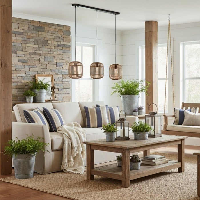 Yumeko Verstelbare Bamboe Hanglamp - Natuurlijke Kooi Plafondlamp Perfect voor Woon- en Eetkamer HL2197