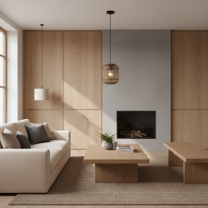 Yumeko Verstelbare Bamboe Hanglamp - Natuurlijke Kooi Plafondlamp Perfect voor Woon- en Eetkamer HL2197