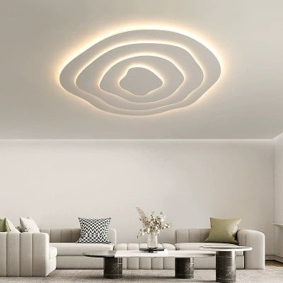 Aeris Mimir Wave-Form Acrylic Ceiling Light Modern Minimalist Surface Mount Lamp Living Room & Bedroom HL2000