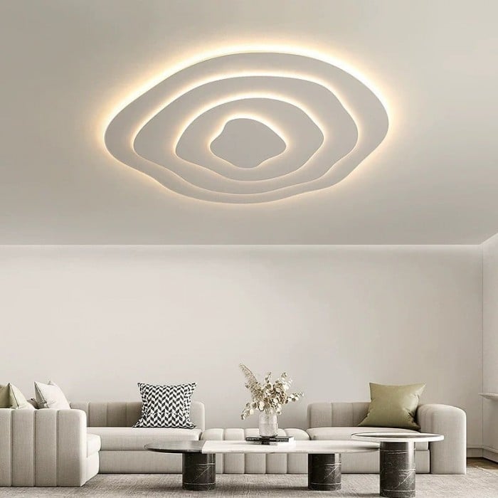 Aeris Mimir Wave-Form Acrylic Ceiling Light Modern Minimalist Surface Mount Lamp Living Room & Bedroom HL2000