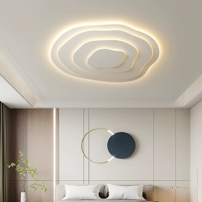 Aeris Mimir Wave-Form Acrylic Ceiling Light Modern Minimalist Surface Mount Lamp Living Room & Bedroom HL2000