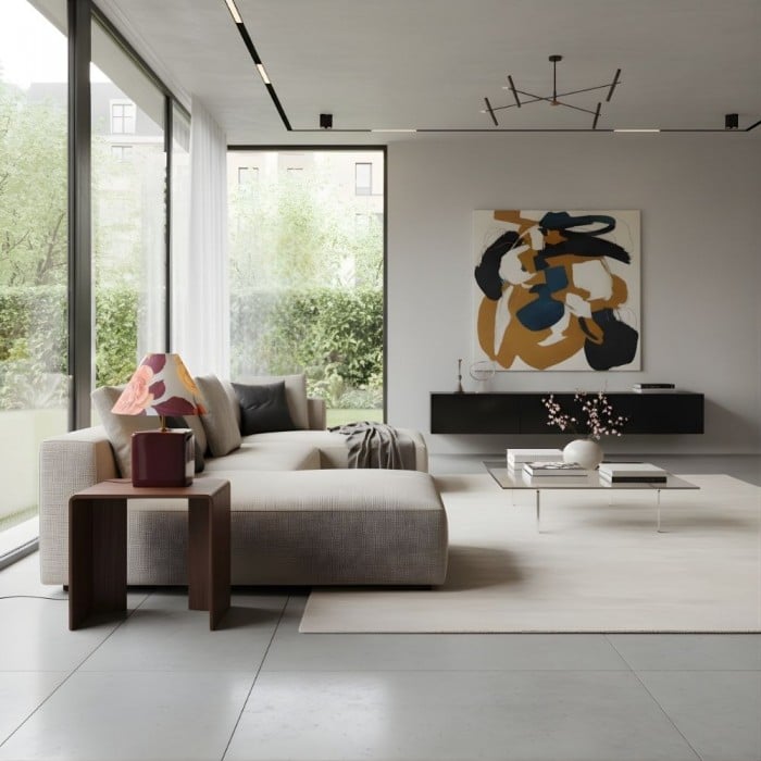 Aeva Ceramic Table Lamp - Modern Grace Design with Playful Polish HL2261