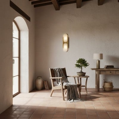 Alinara Wall Light - Alabaster Modern Classic Sconce for Luxury HL2265