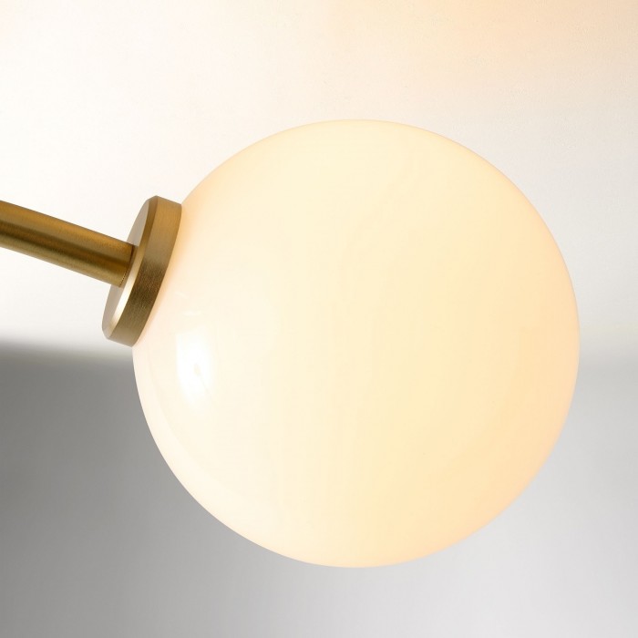 Arden Glass Contemporary 3 Light Ceiling Fixture - Sculptural Multi-Light Fixture for Living Spaces HL1974