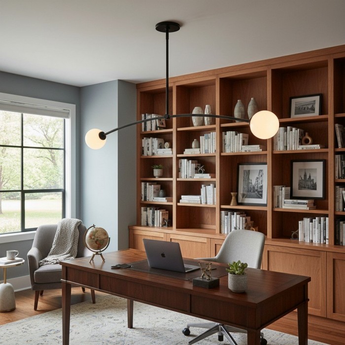 Arden Glass Pendant Chandelier - Minimalist Geometric Design for Modern Interiors HL1959