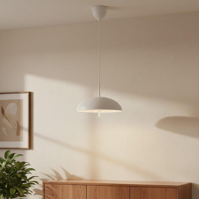 Aurelia hanglamp - Sculpturaal metalen frame met slanke kap voor eetkamer en hal HL1957