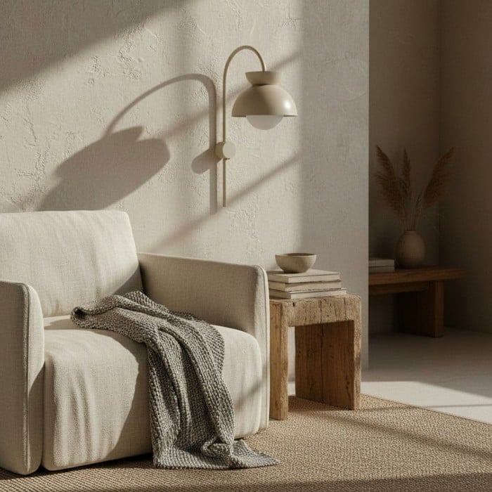 Applique murale Aurelia avec dôme à plusieurs niveaux en métal moderne pour chambre ou couloir HL1976