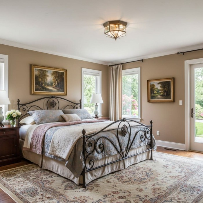 Braleen Antieke Plafondlamp in Lantaarnstijl - Helder Glas Design voor Woon- en Slaapkamer HL2210