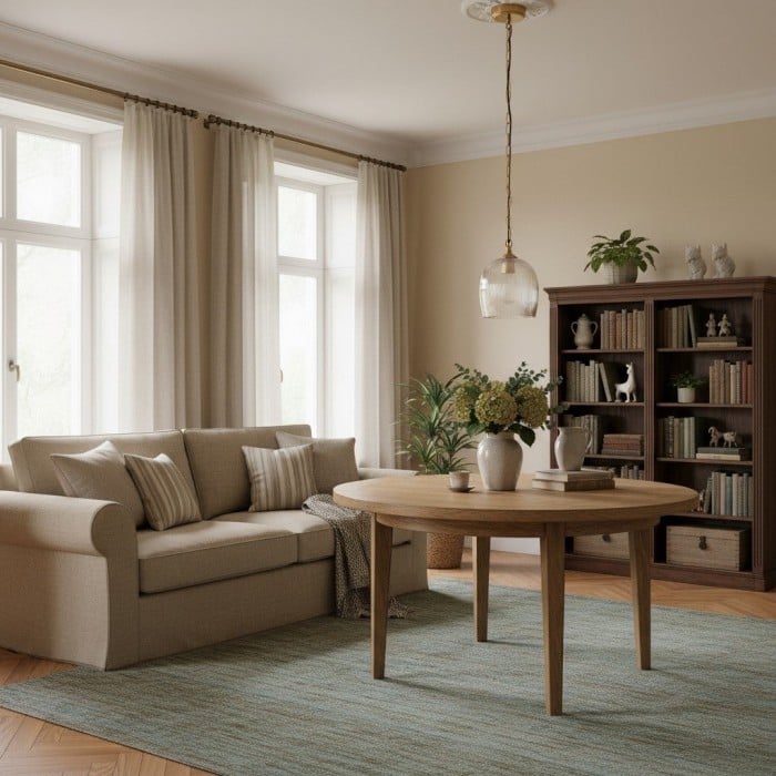 Brazara Hanglamp met Glazen Koepel - Klassiek ontwerp met Metalen Rand voor Keuken en Eetkamer HL2110