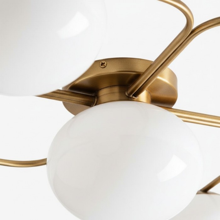 Brimush Modern Multi-Globe Flush Mount Lamp with Soft Diffused Light for Entryway or Living Room HL1944