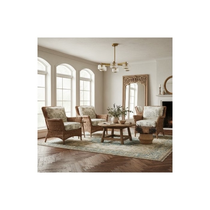 Canovus Ceiling Fixture with Ribbed Glass - Industrial Metal Living Room Light HL2226