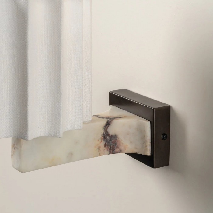 Applique murale décorative Cavilon Marble - Forme élégante en lin, idéale pour le salon ou le couloir HL1911