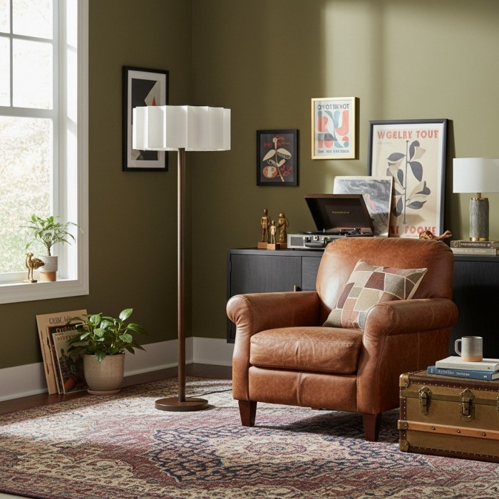 Cavilon Moderne Vloerlamp - Slank Profiel en Zachte Kap Hedendaagse Metalen Verlichting voor Slaapkamer HL1914