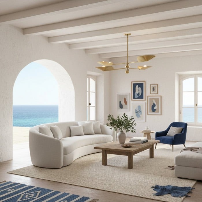 Lutal Bronze Chandelier - Modern Design with Monochromatic Finish HL2268