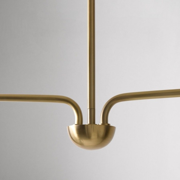 Lutal Bronze Chandelier - Modern Design with Monochromatic Finish HL2268