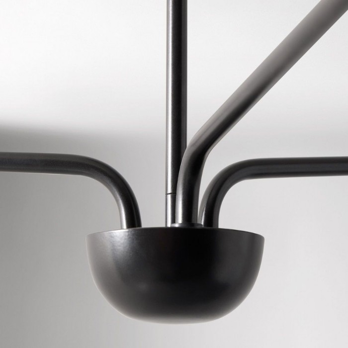 Lutal Bronze Chandelier - Modern Design with Monochromatic Finish HL2268