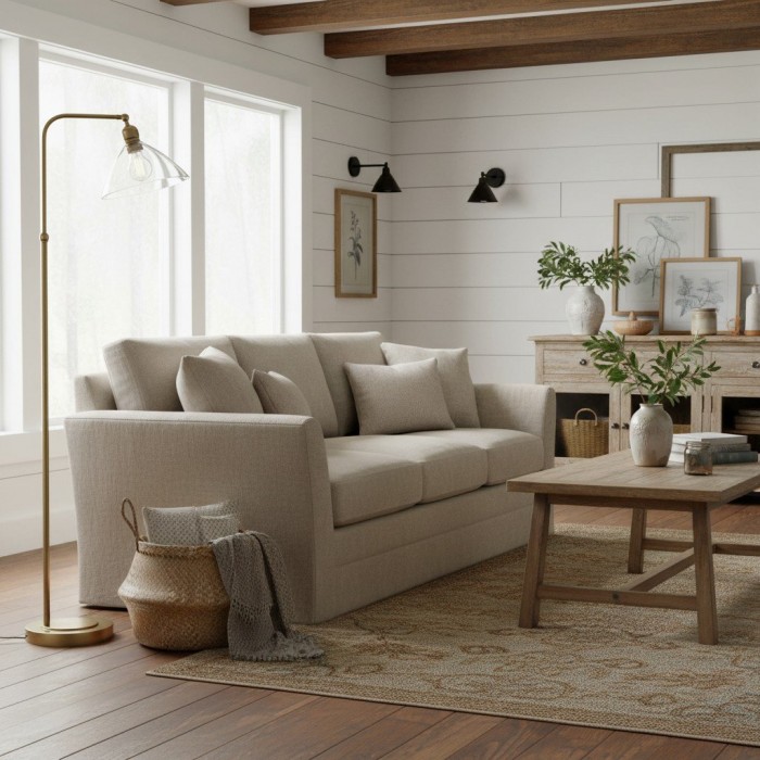 Lampadaire Art Déco Clarione avec abat-jour en verre transparent et base en métal HL2096