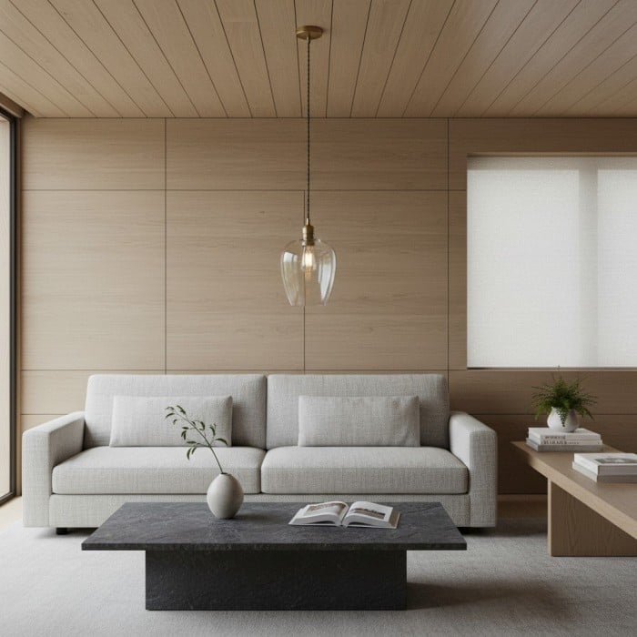 Clarione in hoogte verstelbare glazen hanglamp - Klassieke Art Deco lamp HL2231