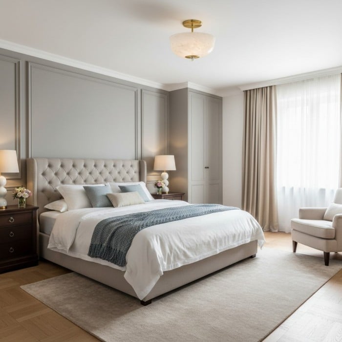 Clea ronde glazen plafondlamp - gestippelde kap voor slaapkamer- en halverlichting HL1892